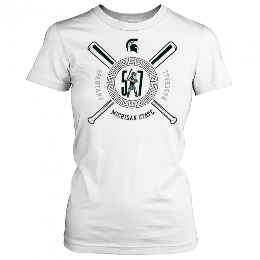 Michigan State Spartans 517 Day Baseball NCAA Division I t-shirt Women's T-shirt