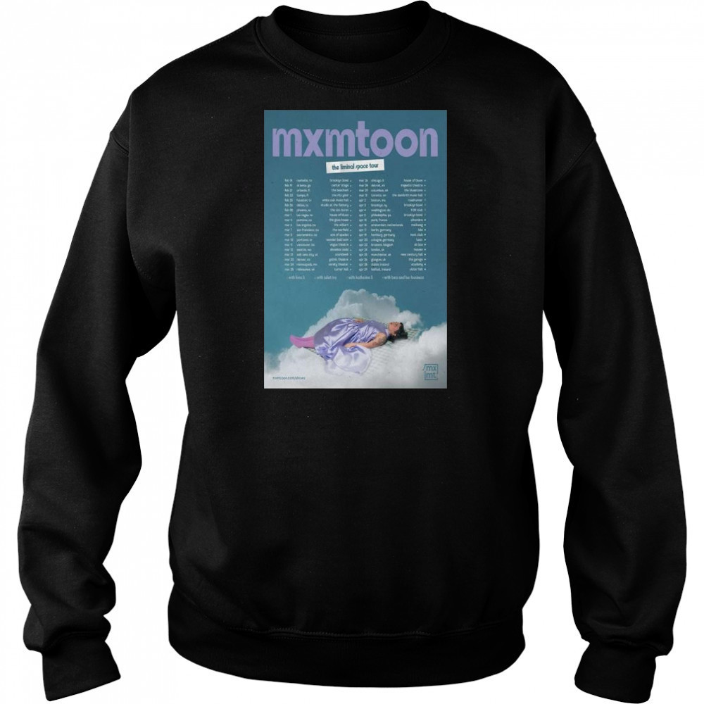 Mxmtoon The Liminal Space Tour 2025 t-shirt Hoodie