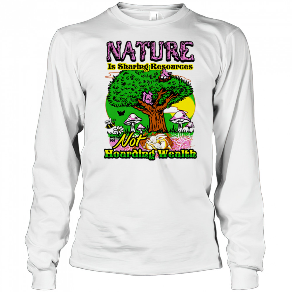 Nature is sharing ivory shirt Long Sleeved