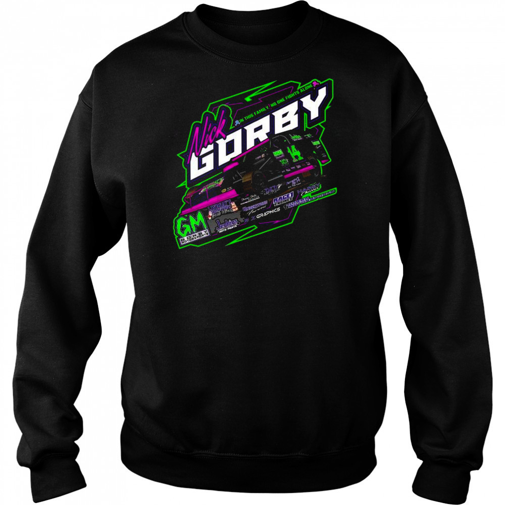 Nick Gorby Gunmetal 2025 Dirt Modified Shirt Hoodie