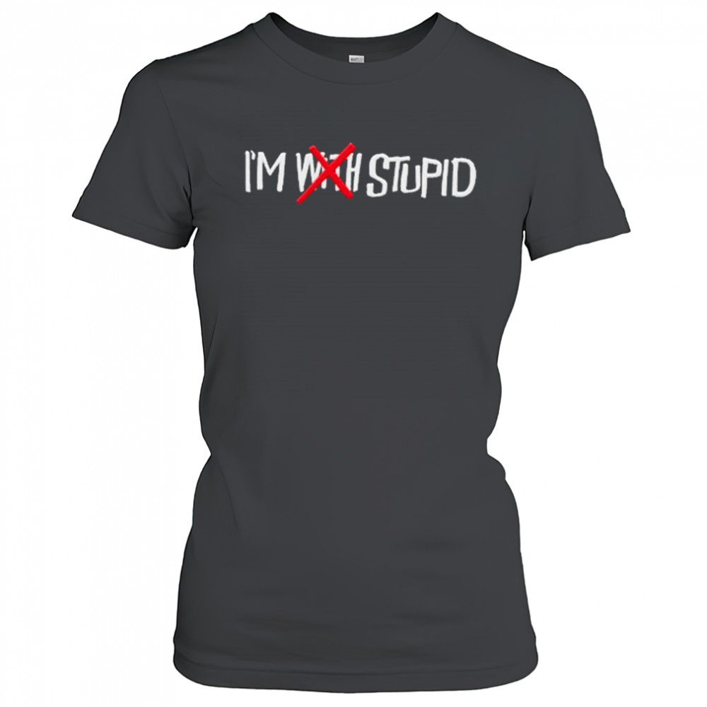 Noahfinnce I’m With Stupid T-shirt Women's T-shirt