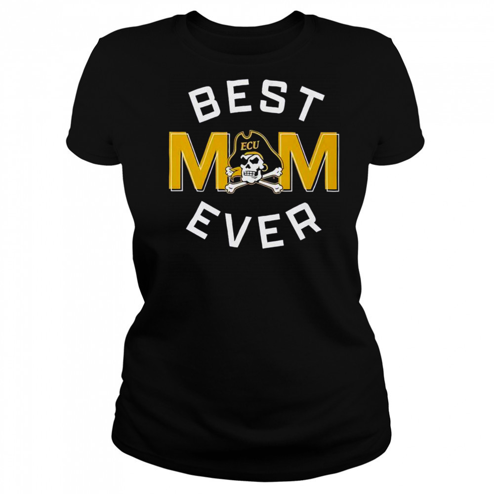 Official East Carolina Pirates Best Mom Ever T-Shirt Women's T-shirt