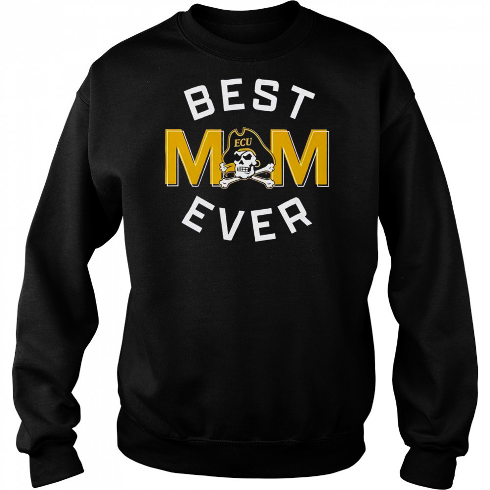 Official East Carolina Pirates Best Mom Ever T-Shirt Hoodie