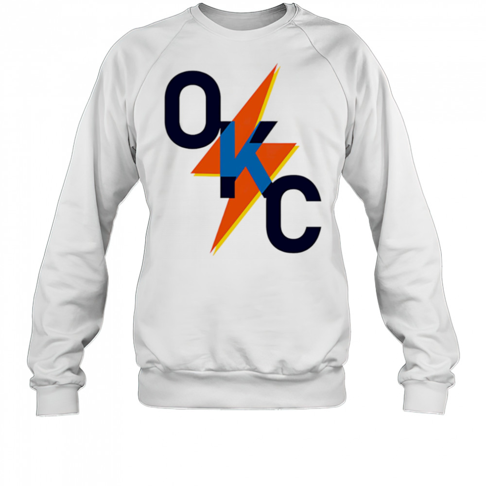 OKC lightning Oklahoma City Thunder shirt Sweatshirt