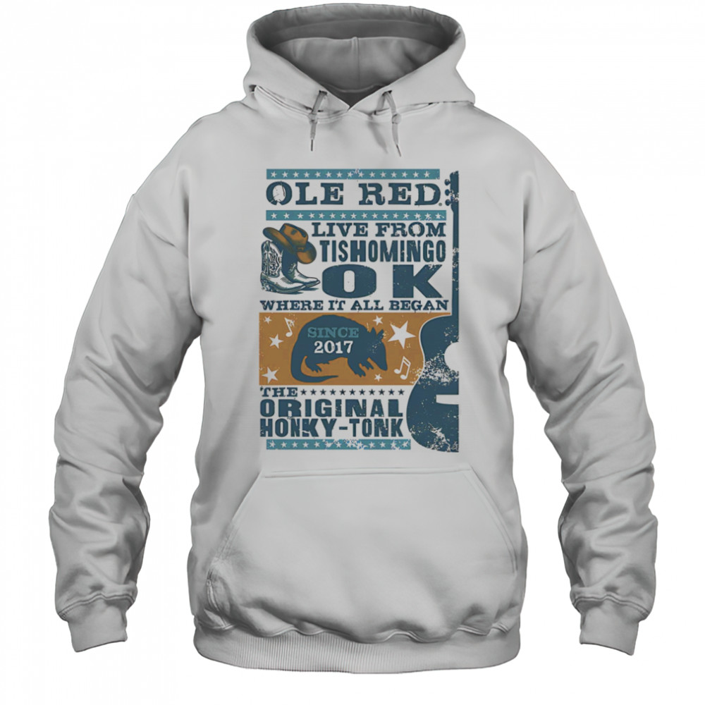 Ole Red Tishomingo poster shirt Hoodie