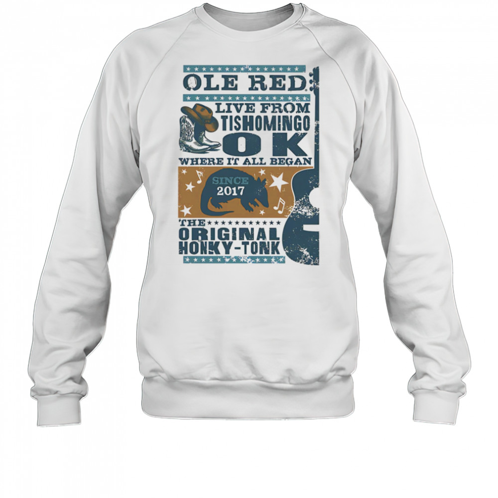 Ole Red Tishomingo poster shirt Sweatshirt