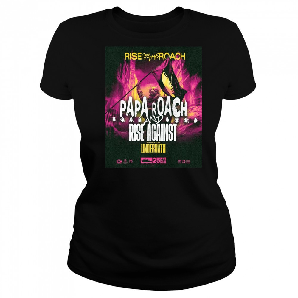 Papa Roach Rise Of The Roach US Tour 2025 Shirt Women's T-shirt