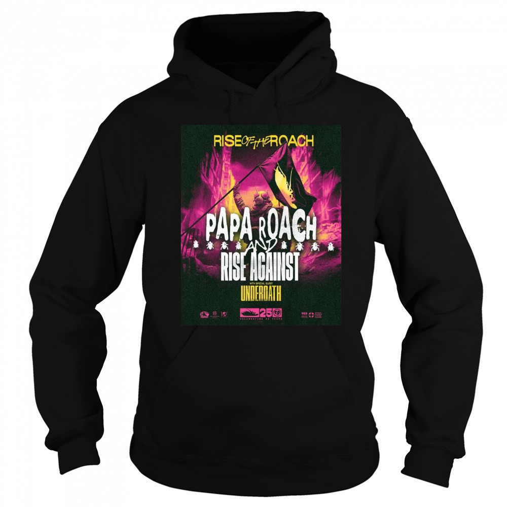 Papa Roach Rise Of The Roach US Tour 2025 Shirt Sweatshirt