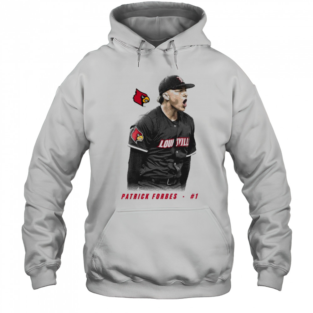 Patrick Forbes Louisville Cardinals baseball NCAA Division I 2025 Portrait t-shirt Hoodie