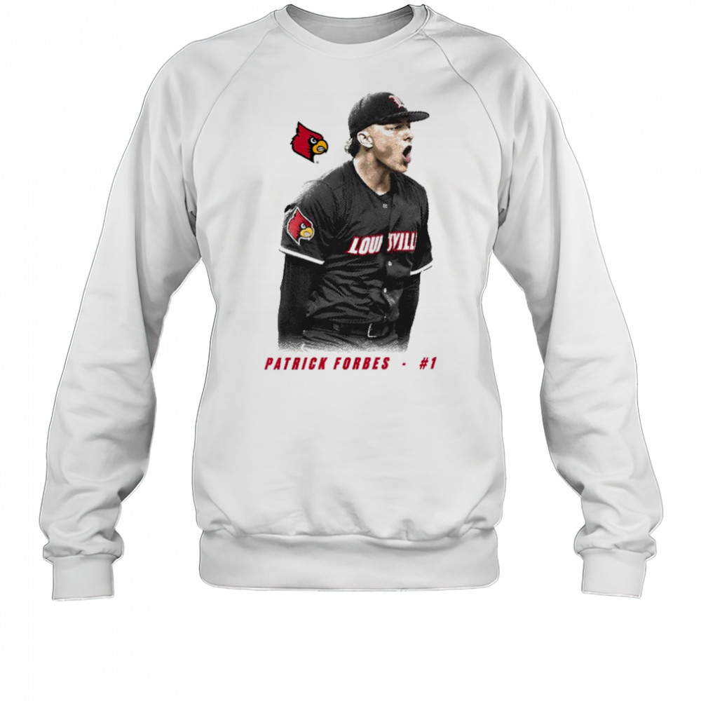 Patrick Forbes Louisville Cardinals baseball NCAA Division I 2025 Portrait t-shirt Sweatshirt