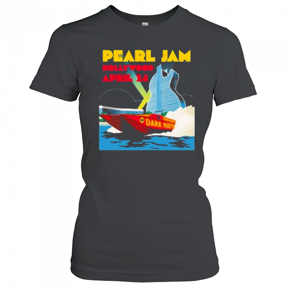 Pearl Jam Hollywood April 24 2025 Florida Dead Pioneers Hard Rock Live t-shirt Women's T-shirt