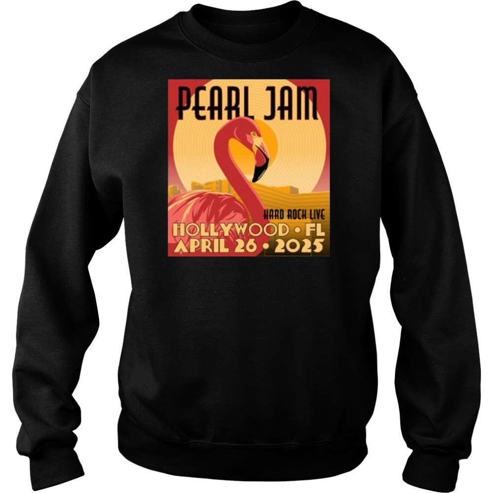 Pearl Jam The Mighty April 26 2025 Hollywood Florida Hard Rock Live t-shirt Hoodie