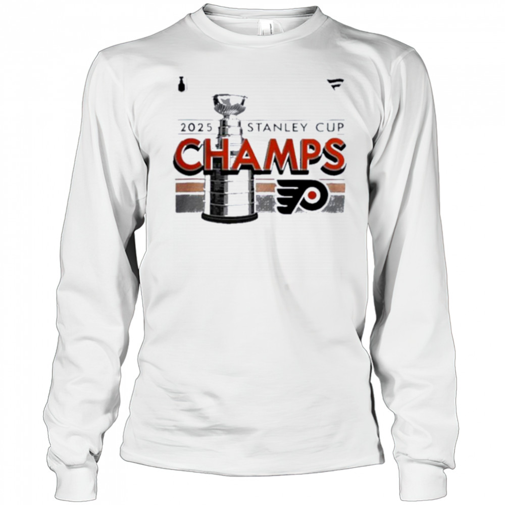 Philadelphia Flyers 2025 Stanley Cup Champions Locker Room T Shirt Long Sleeved