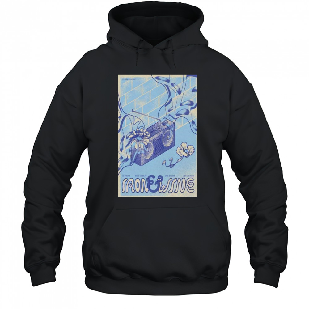 Poster Iron & Wine at 20 Monroe, Grand Rapids, MI Apr 24 2025 Tour t-shirt Hoodie