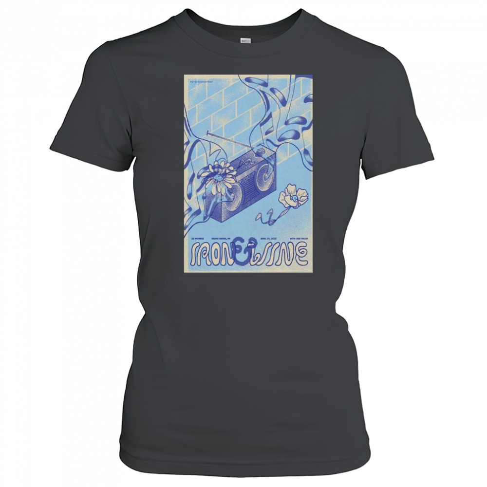 Poster Iron & Wine at 20 Monroe, Grand Rapids, MI Apr 24 2025 Tour t-shirt Women's T-shirt