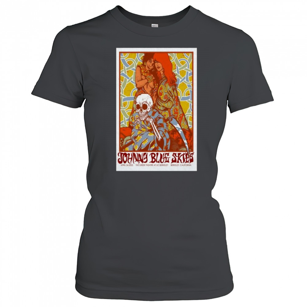 Poster Johnny Blue Skies At The Greek Theatre In Berkeley, CA On Apr 24 2025 Tour t-shirt Women's T-shirt