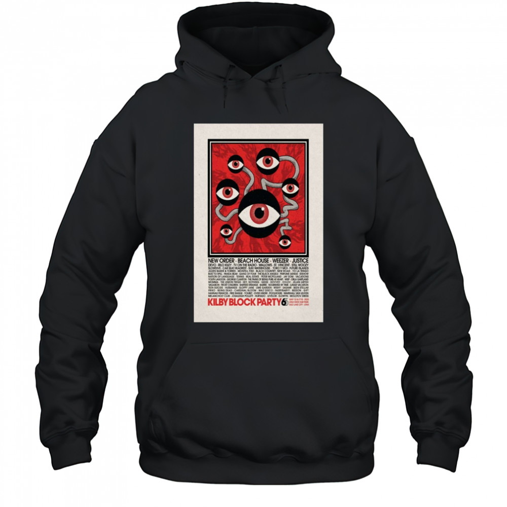 Poster Kilby Block Party Utah State Fairpark Salt Lake City UT May 15-18 2025 Tour t-shirt Hoodie