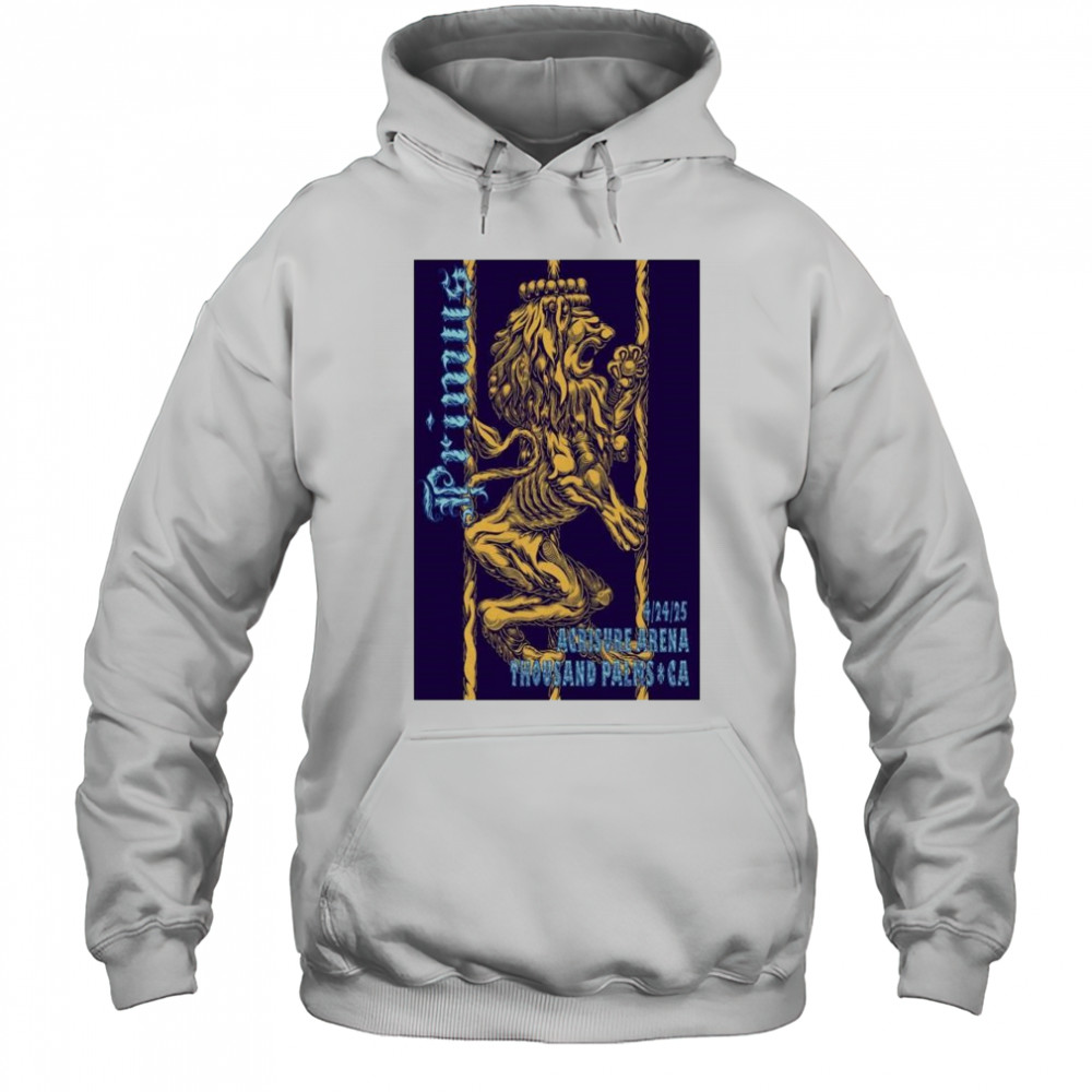 Poster Primus Acrisure Arena Palm Desert CA Apr 24 2025 Concert t-shirt Hoodie