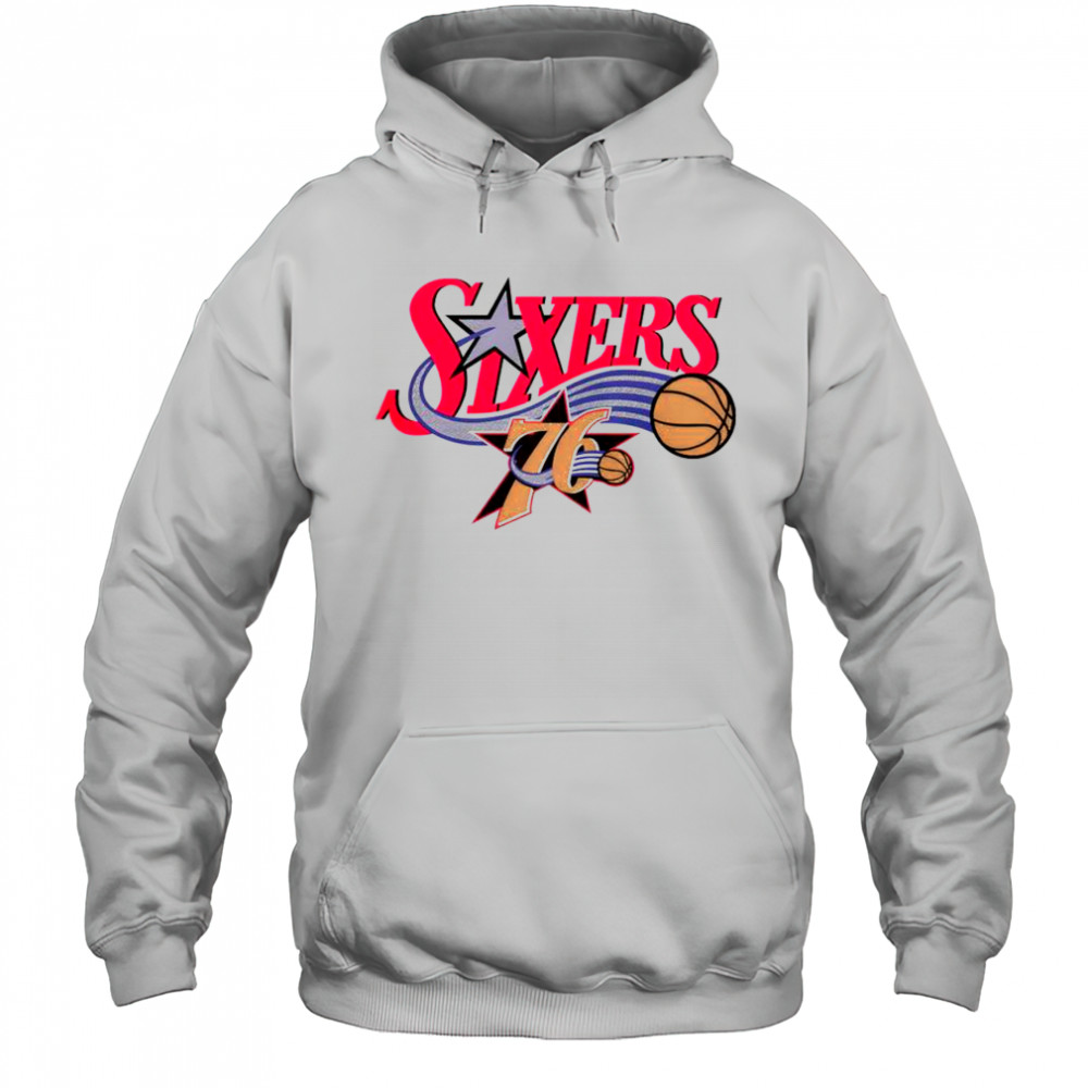 Premium Philadelphia 76ers Hardwood Classics Evergreen T-Shirt Hoodie
