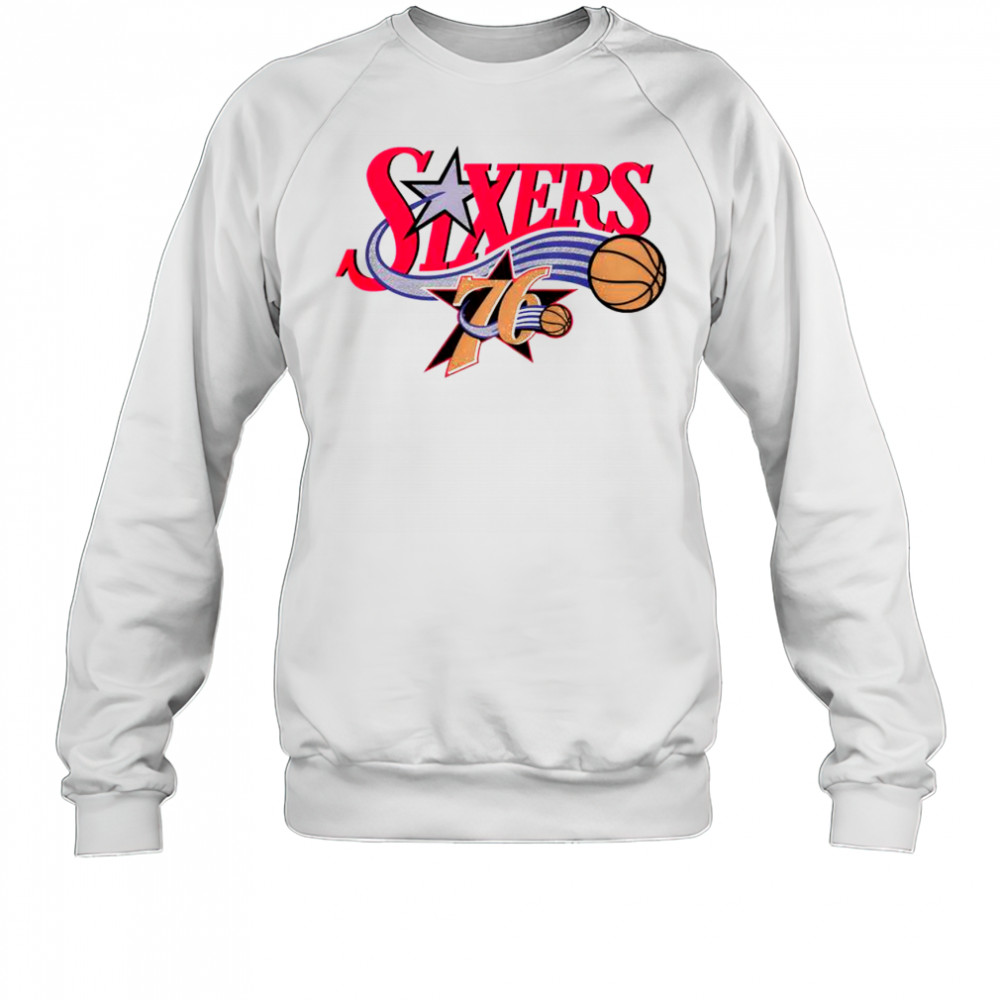 Premium Philadelphia 76ers Hardwood Classics Evergreen T-Shirt Sweatshirt