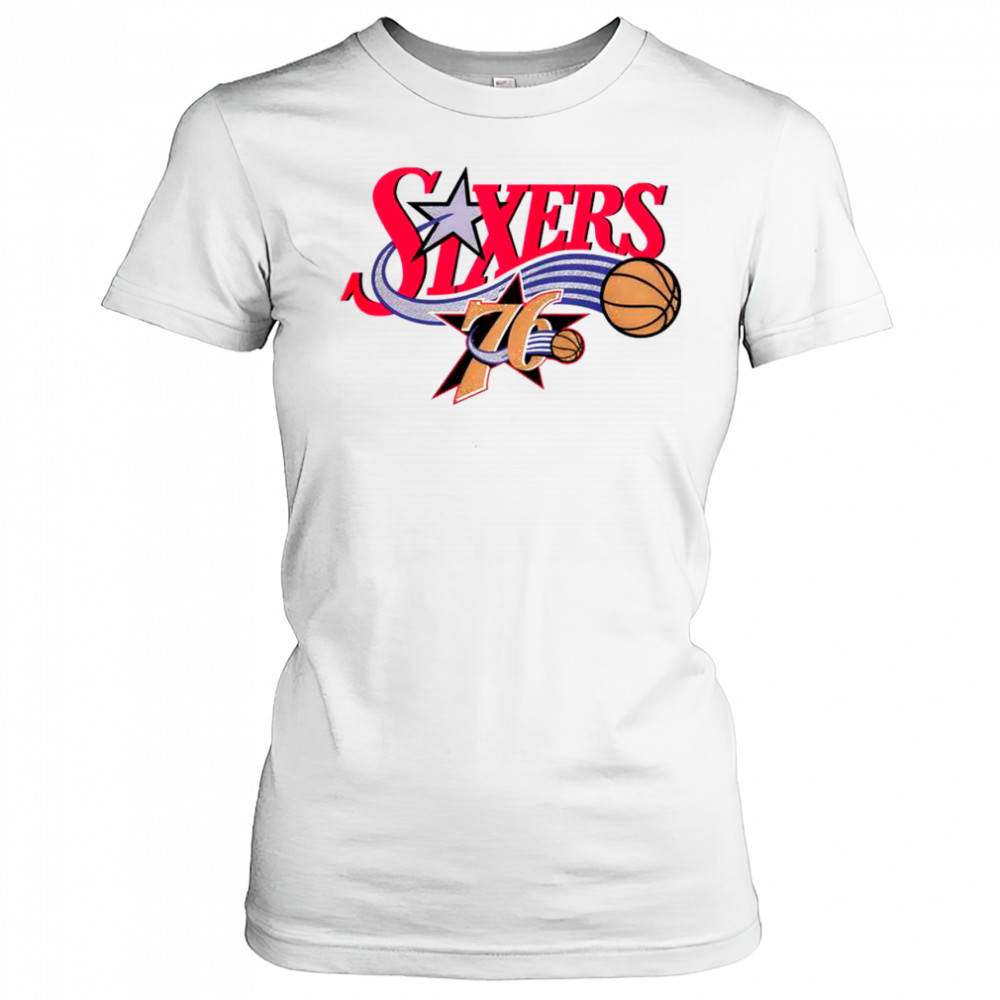 Premium Philadelphia 76ers Hardwood Classics Evergreen T-Shirt Women's T-shirt