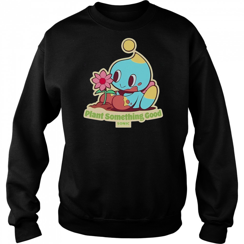 Premium The Hedgehog Plant Something Good Earth Day Chao Sonic T-Shirt Hoodie