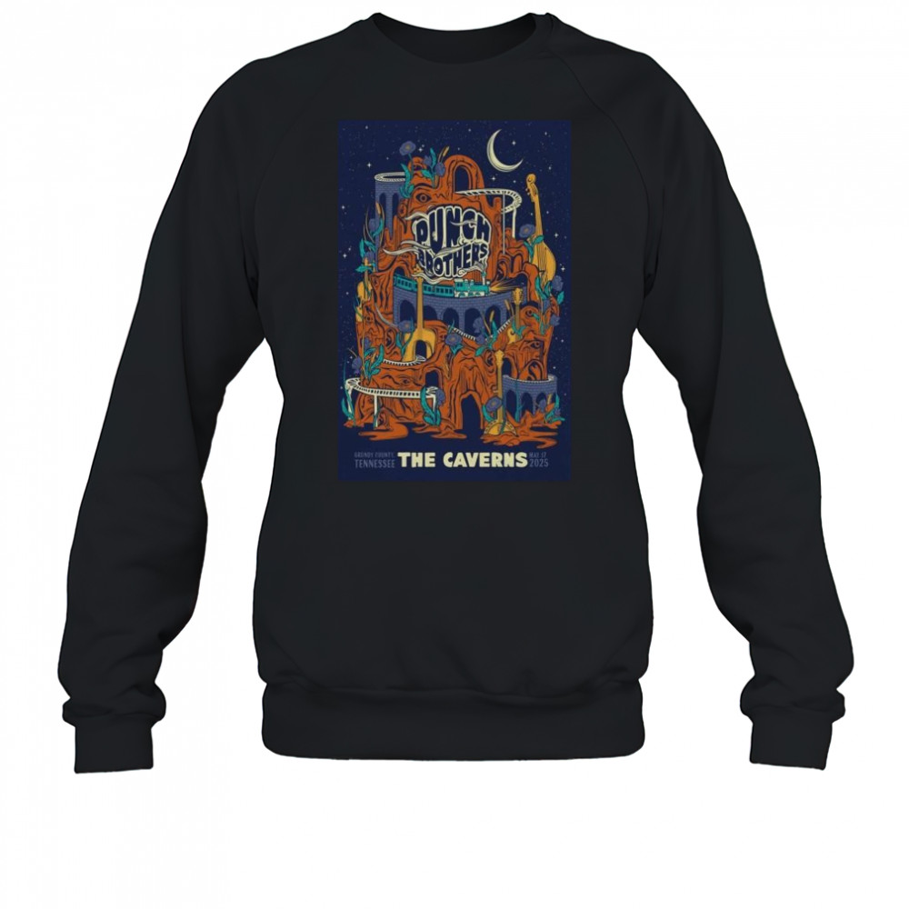 Punch Brothers The Caverns, Pelham, TN May 17 2025 Tour t-shirt Sweatshirt