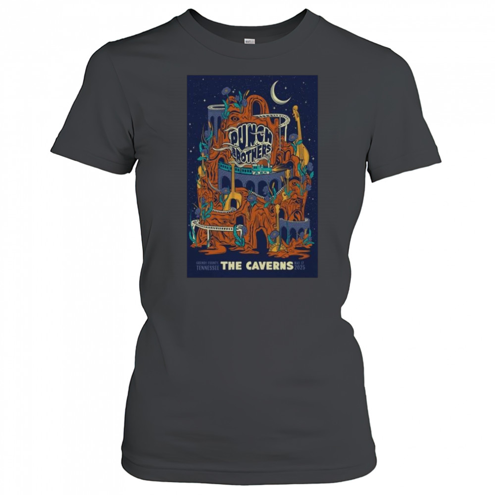 Punch Brothers The Caverns, Pelham, TN May 17 2025 Tour t-shirt Women's T-shirt