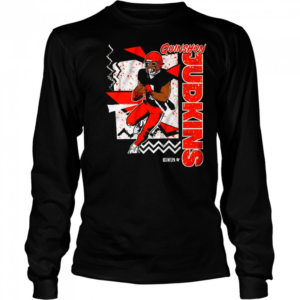 Quinshon Judkins Cleveland 90s Style Shirt Long Sleeved