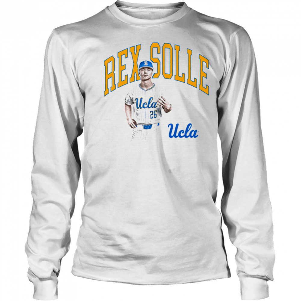 Rex Solle UCLA Bruins Baseball NCAA Division I Portrait t-shirt Long Sleeved