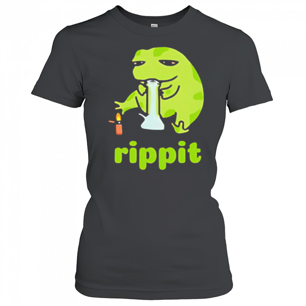 Rippit stoner frog shirt Women's T-shirt