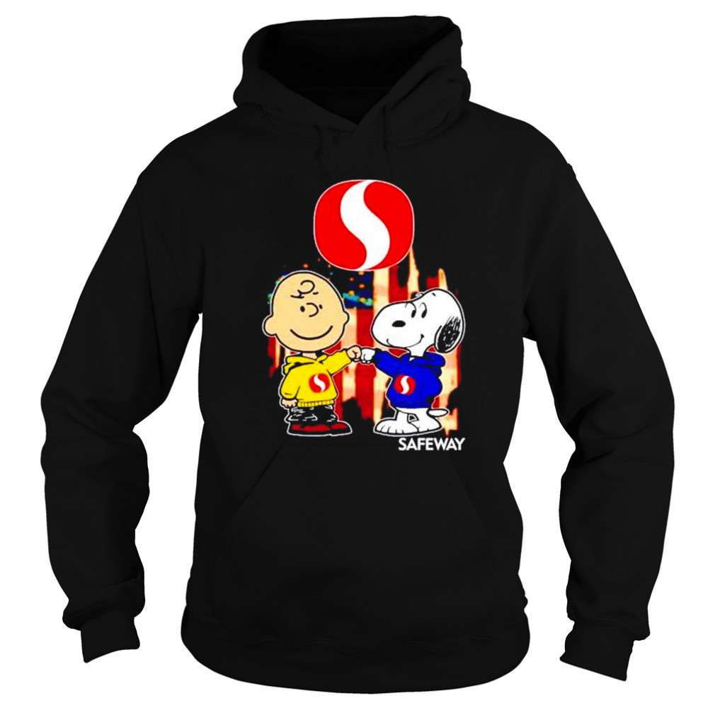 Safeway Charlie Brown and Snoopy shirt Sweatshirt