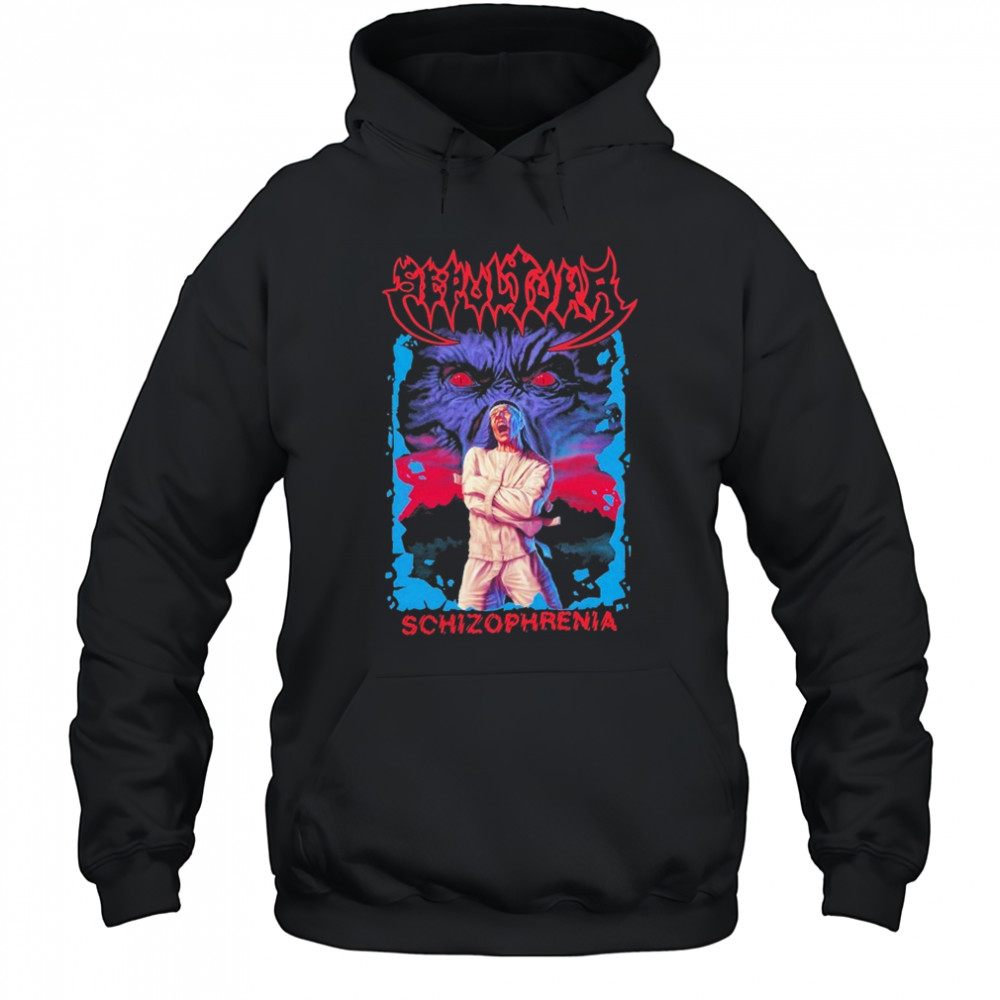 Sepultura Schizophrenia T-shirt Hoodie