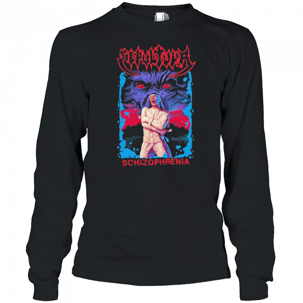 Sepultura Schizophrenia T-shirt Long Sleeved
