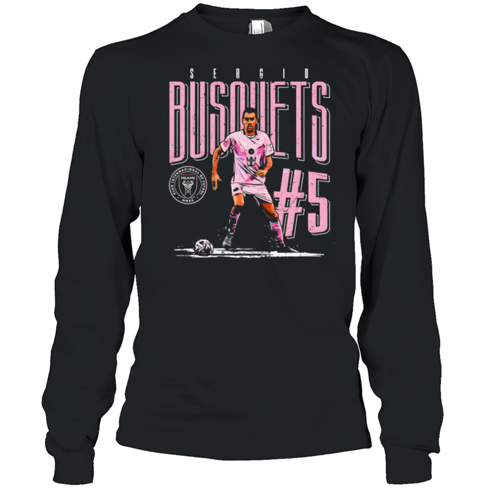 Sergio Busquets 5 Inter Miami shirt Long Sleeved
