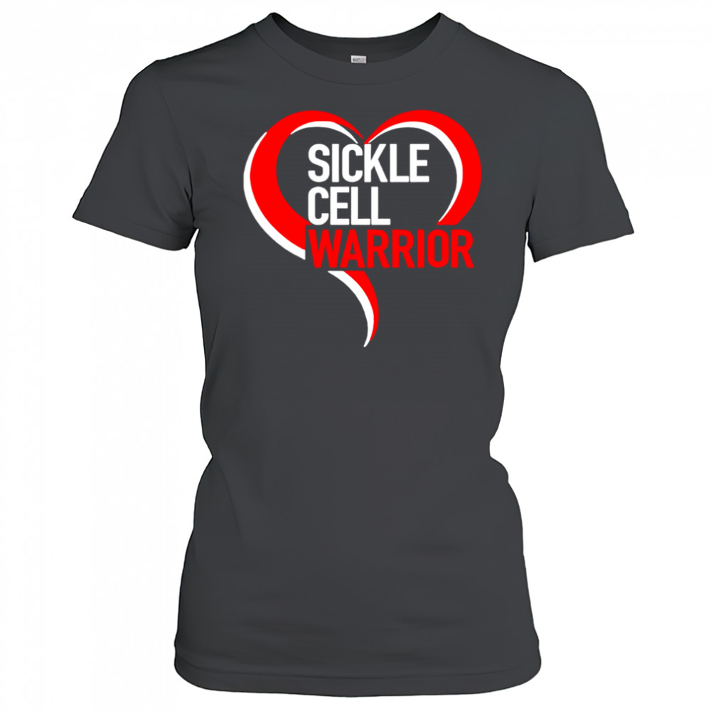 Sickle Cell Warrior heart shirt Women's T-shirt