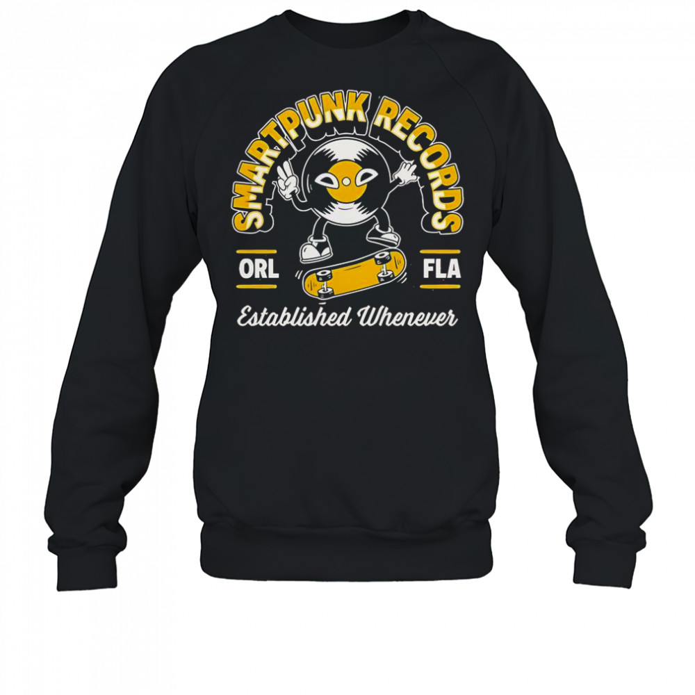 Smartpunk Records Smartflip Orl Fla Whenever Skate T-Shirt Sweatshirt