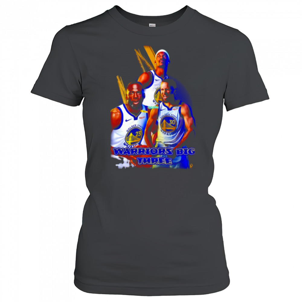 Stephen Curry Draymond Green and Jimmy Butler Golden State Warriors big three shirt Women's T-shirt