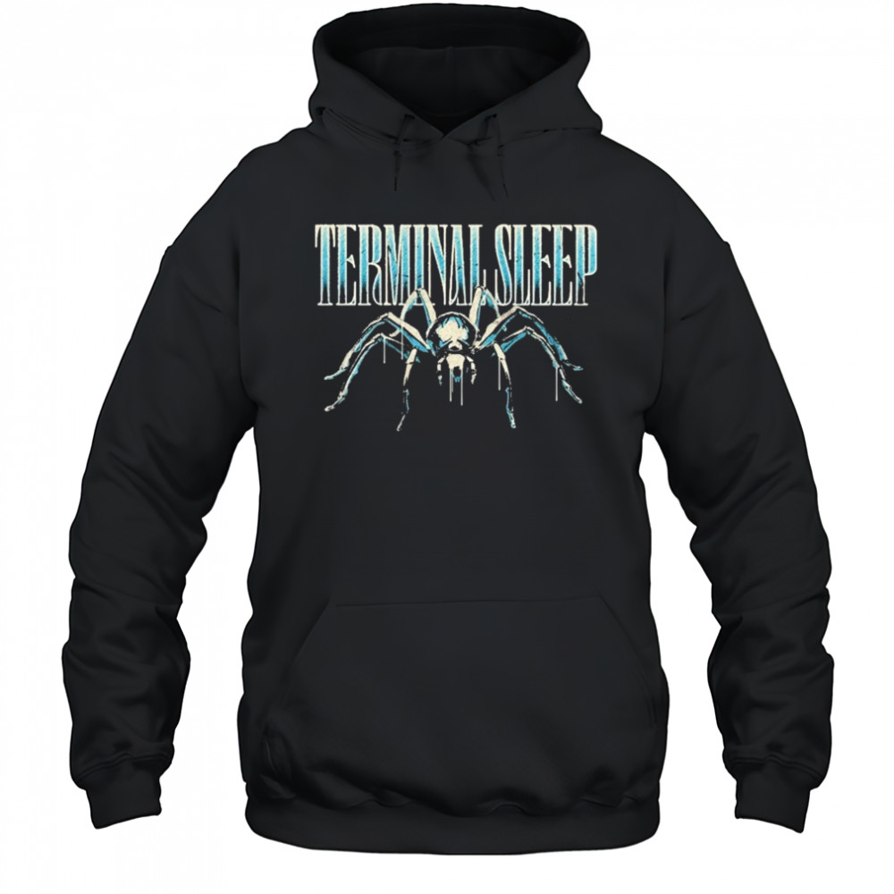 Terminal Sleep Blue Spider T-shirt Hoodie