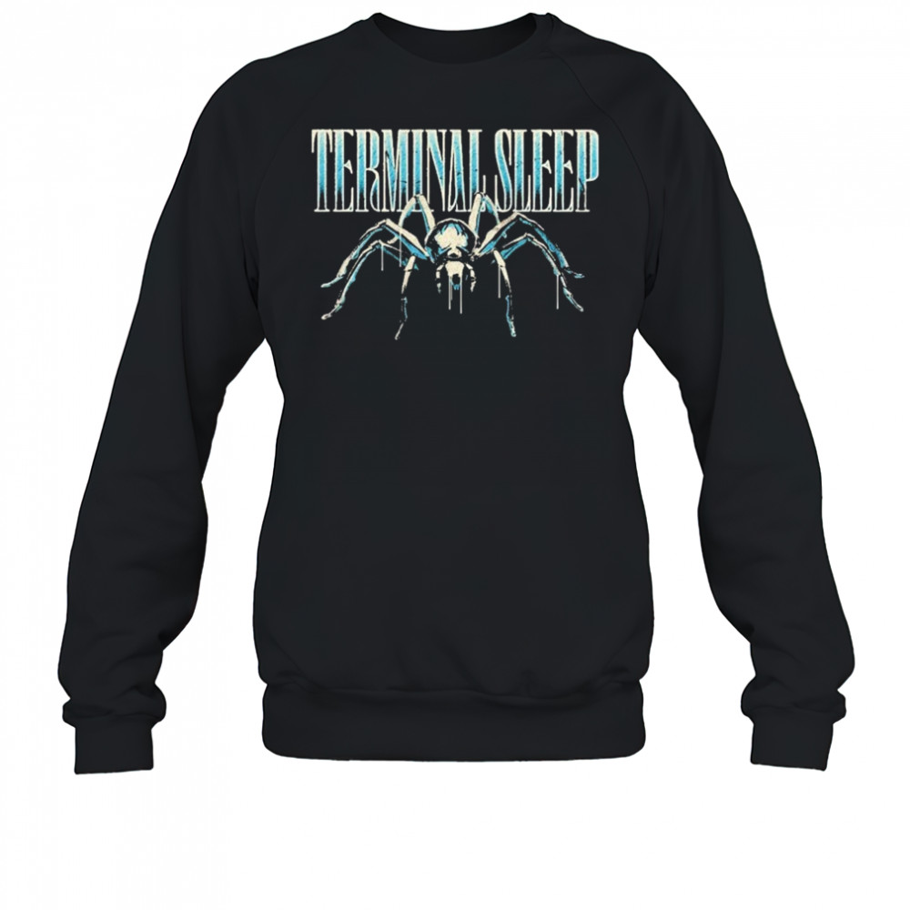 Terminal Sleep Blue Spider T-shirt Sweatshirt