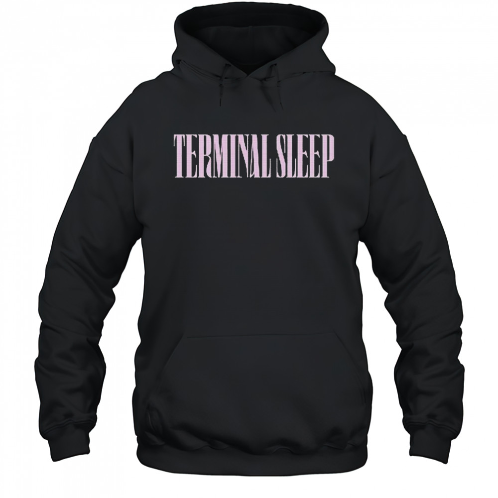 Terminal Sleep Rhinestone Logo T-shirt Hoodie