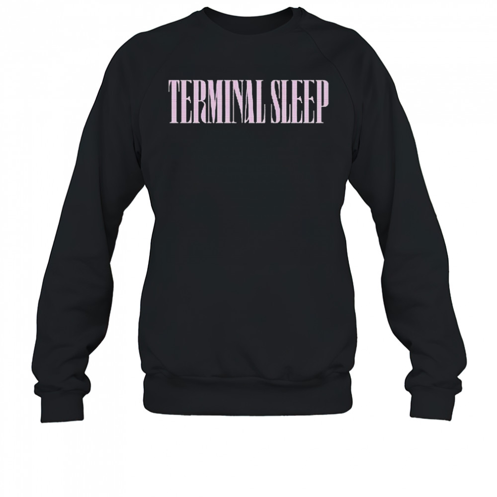 Terminal Sleep Rhinestone Logo T-shirt Sweatshirt