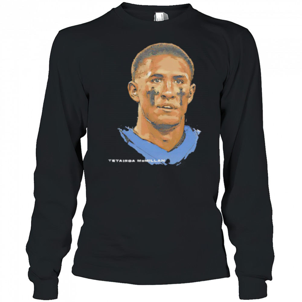 Tetairoa McMillan Carolina Panthers Portrait shirt Long Sleeved