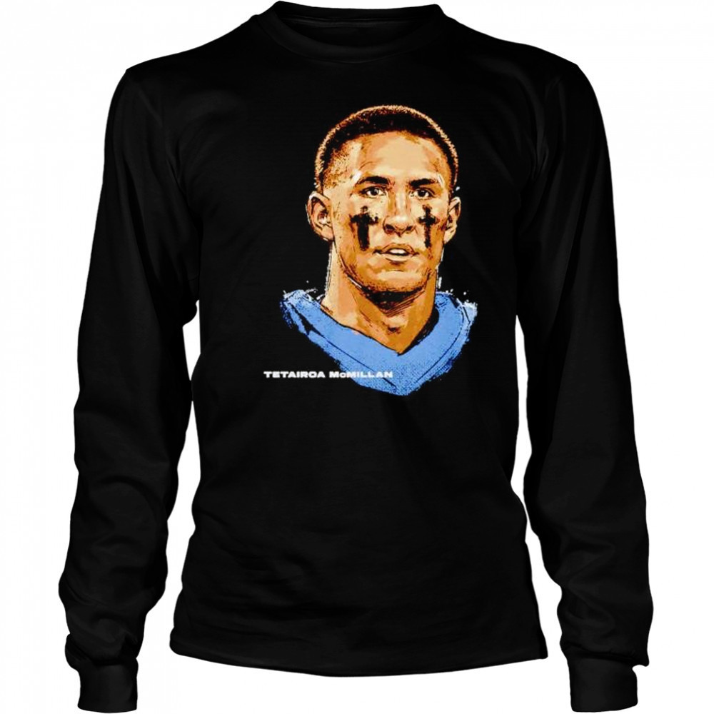 Tetairoa McMillan Carolina Panthers portrait shirt Long Sleeved
