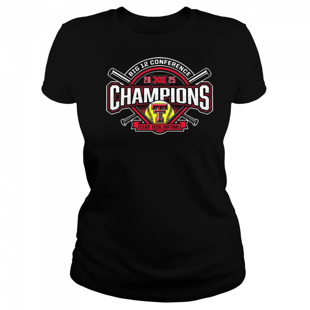 Texas Tech Red Raiders Softball NCAA Big 12 Conference Champions 2025 t-shirt Women's T-shirt