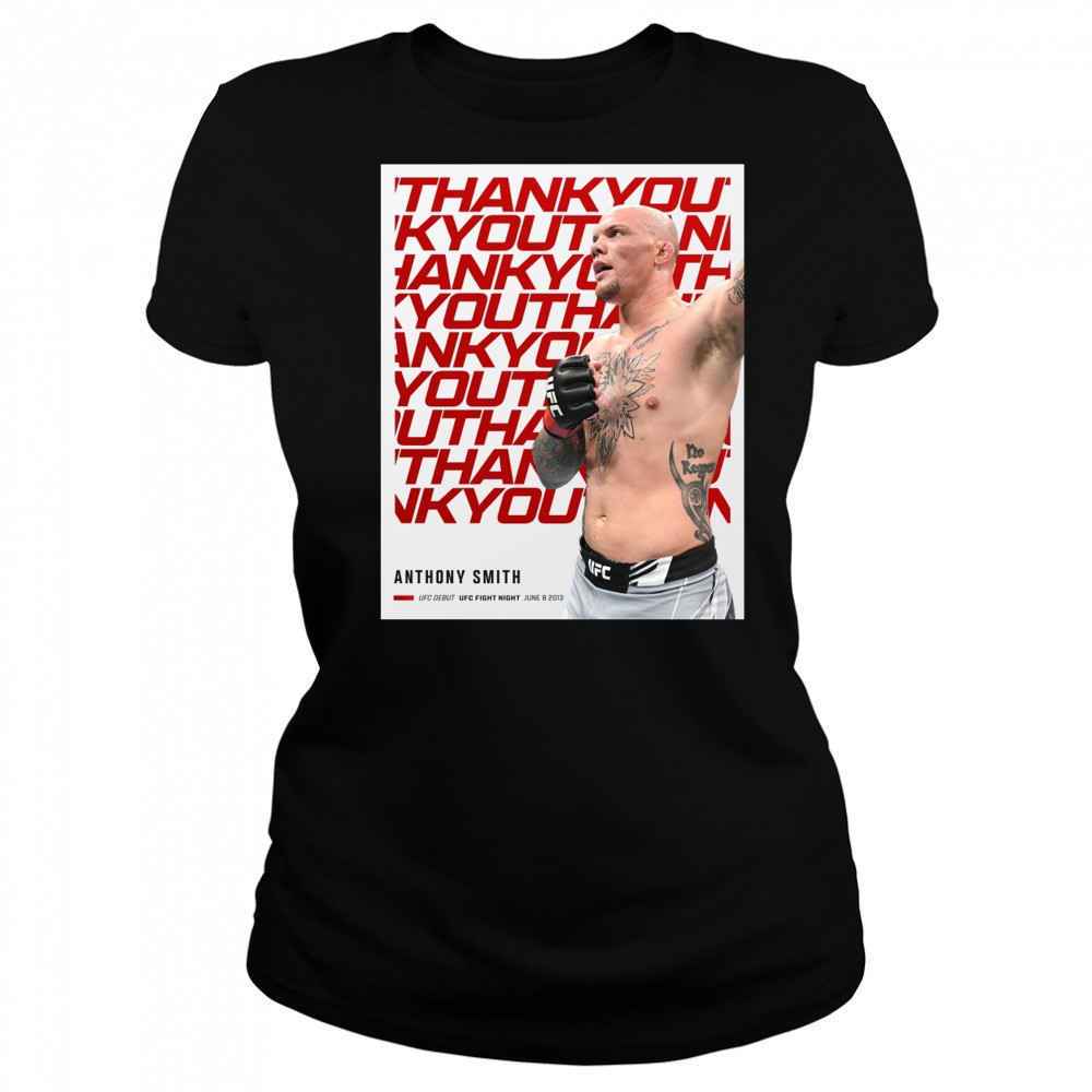 Thank You For Everything Anthony Smith UFC Debut UFC Fight Night June 8 2013 Poster t-shirt Women's T-shirt