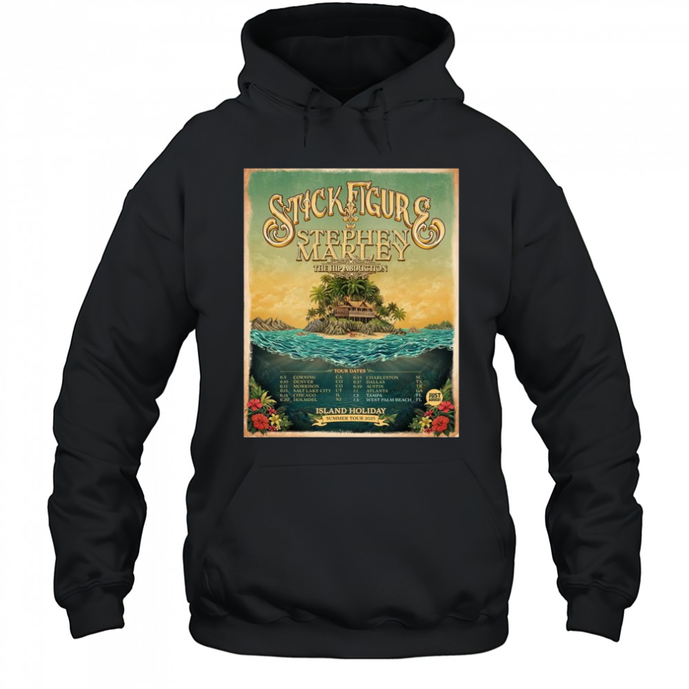 The Hip Abduction Stick Figure Stephen Marley Tour Dates Summer 2025 7.2 Jacksonville 7.3 Tampa 7.5 West Palm Beach t-shirt Hoodie