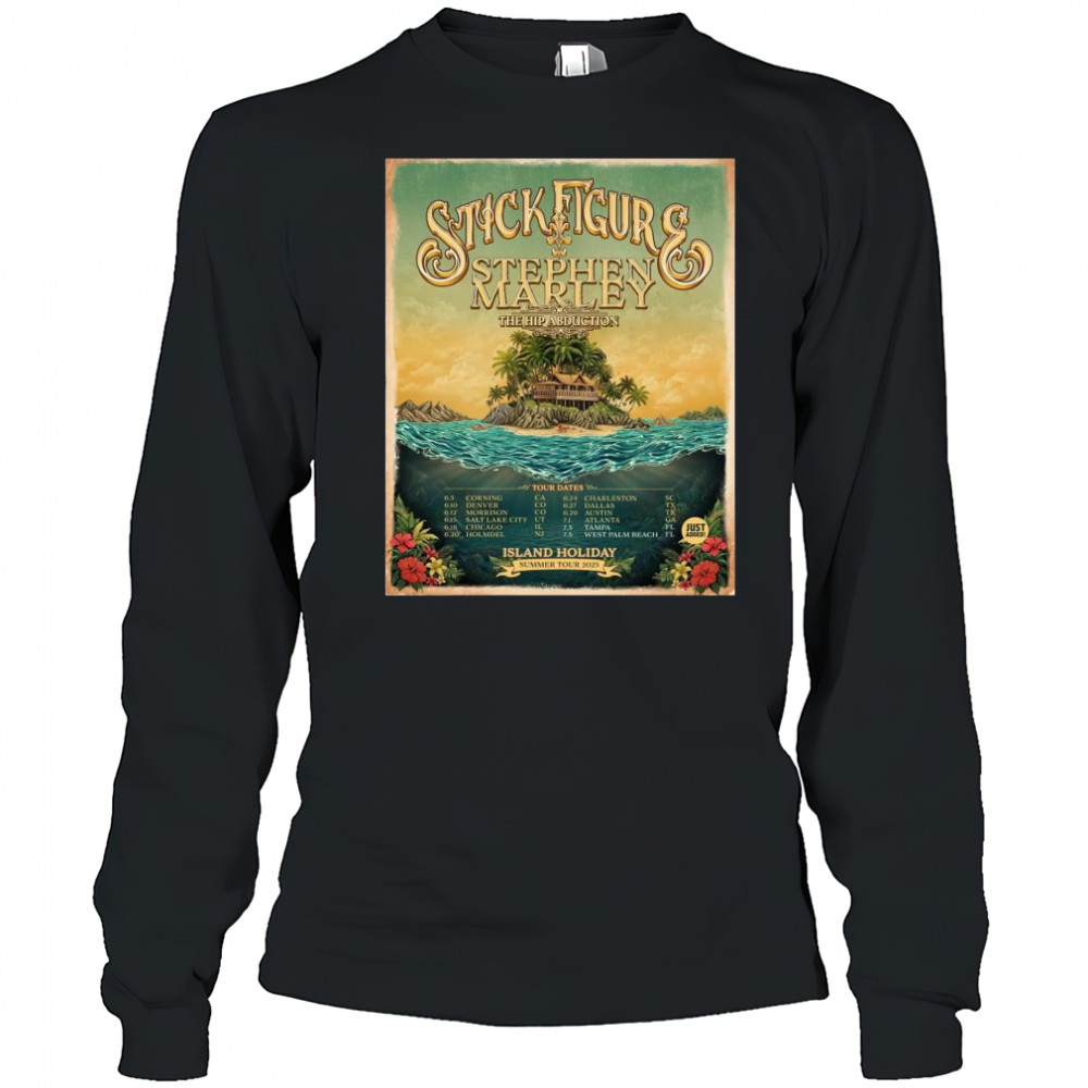 The Hip Abduction Stick Figure Stephen Marley Tour Dates Summer 2025 7.2 Jacksonville 7.3 Tampa 7.5 West Palm Beach t-shirt Long Sleeved