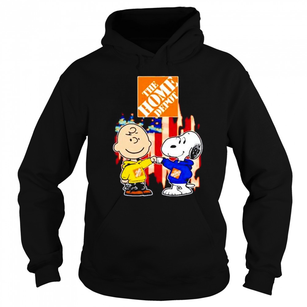 The Home Depot Charlie Brown and Snoopy shirt Sweatshirt