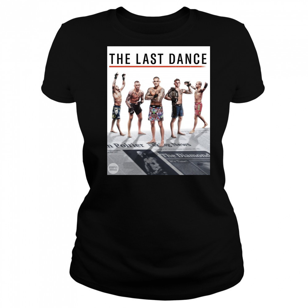 The Last Dance For The Diamond Dustin Poirier Vs Max Holloway UFC 318 Poster t-shirt Women's T-shirt